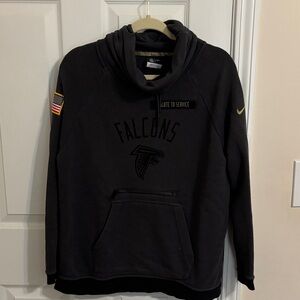 Nike Men's Black Falcons Hoodie